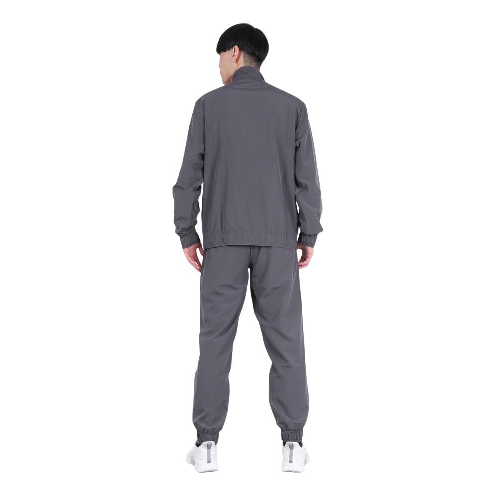 Puma Sports Jersey Top and Bottom Mesh Woven Color Block Suit 684143 24 Color Galactic Gray Set, Lining, Men's Fall/Winter (69)