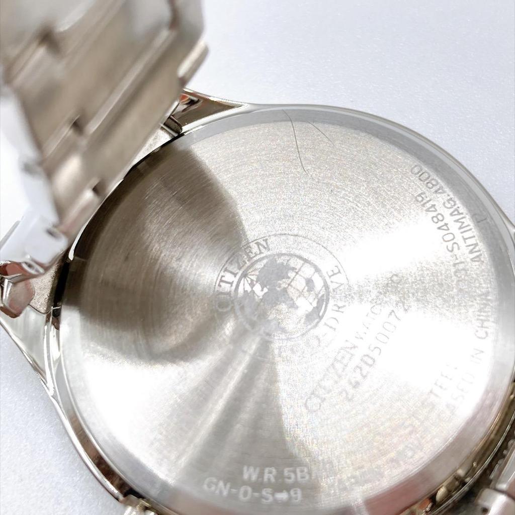 Used CITIZEN Eco Drive Men's Watch Solar Operation Box Included 440