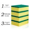 Double-Sided Durable Kitchen Cleaning Sponge and Scouring Pad
