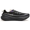 New SOULLAND x LiNing Dilu Cushioning Slip Resistant Abrasion Resistant Rebound Low Top Running Shoes Men's Black ARNU003-20