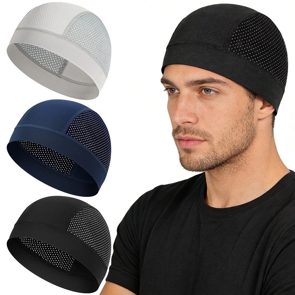 Cappellino Sottocasco in Rete Sottile per Ciclismo Protezione Solare Cappellino Estivo per Ciclismo Berretto Casual Teschio