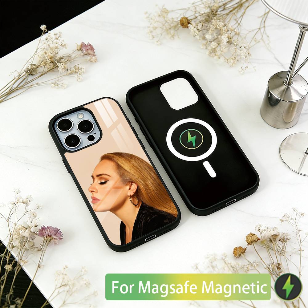 Singer A-Adele Phone Case For iPhone17,16,15,14,13,12,11 Plus,Pro Magnetic For Magsafe Wireless Charging