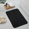 Thickened Bathroom Absorbent Floor Mat, Toilet Toilet Door Non-Slip Mat, Household Coral Fleece Absorbent Quick-Drying Floor Mat
