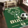 Bucks Team Logo Rug Office Carpet Non-Slip Mat, Chair Rug Floor Covering for Gaming, Bedroom, Living Room , Home Decor Christmas Gift