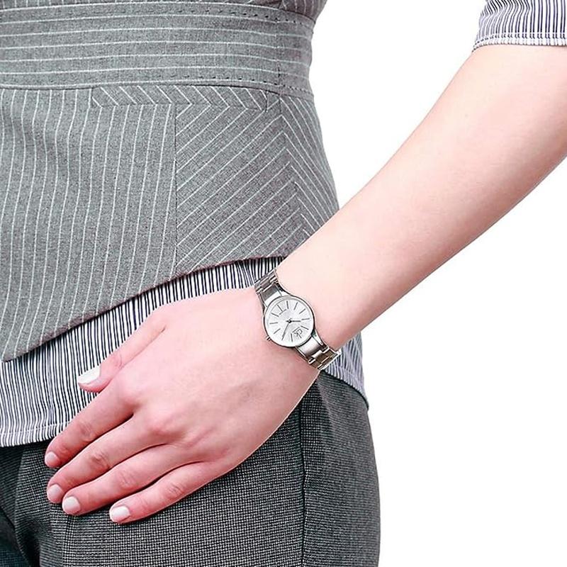 CALVIN KLEIN watch quartz movement stainless steel strap 28mm silver dial women's watch 30 meters waterproof K4323185