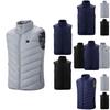 Comfortable Women Mens Electric Vest Heated Cloth Jacket Usb Powered Body Warmer
