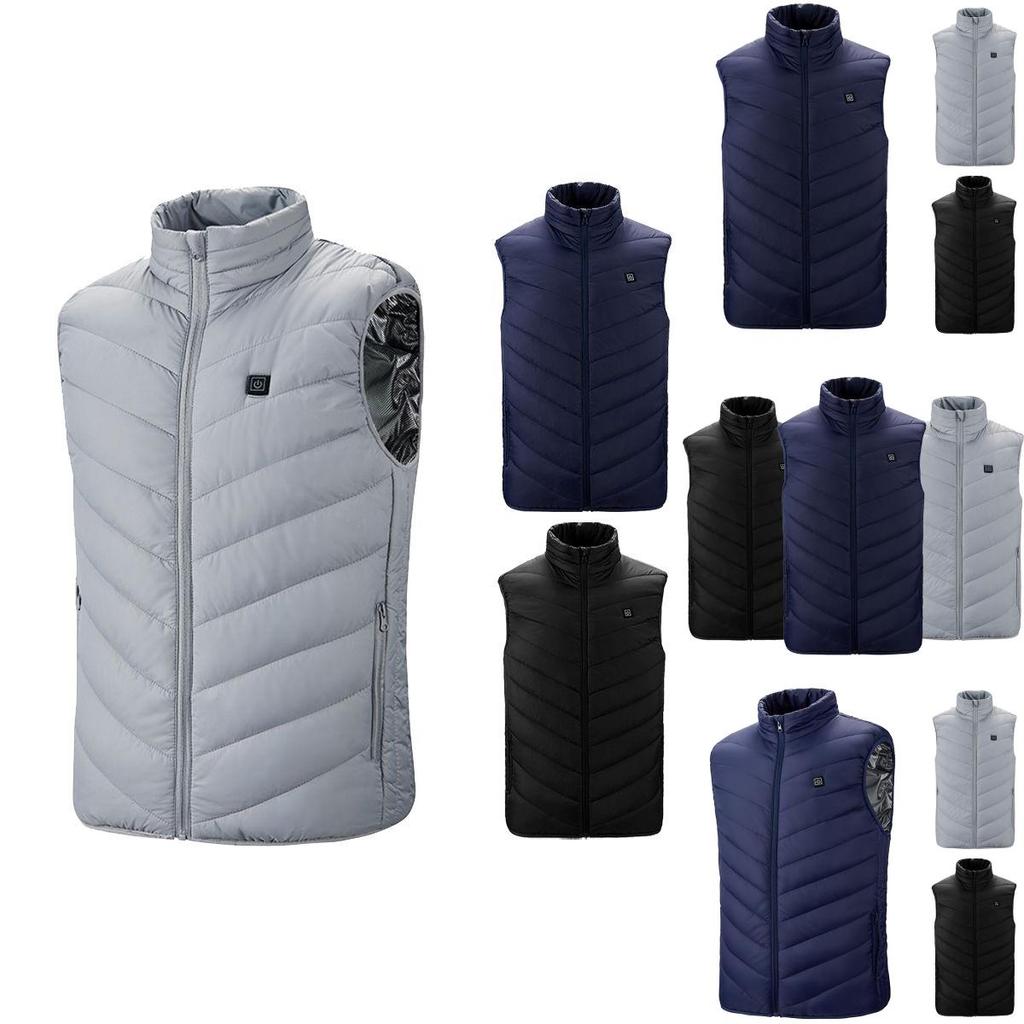 Comfortable Women Mens Electric Vest Heated Cloth Jacket Usb Powered Body Warmer