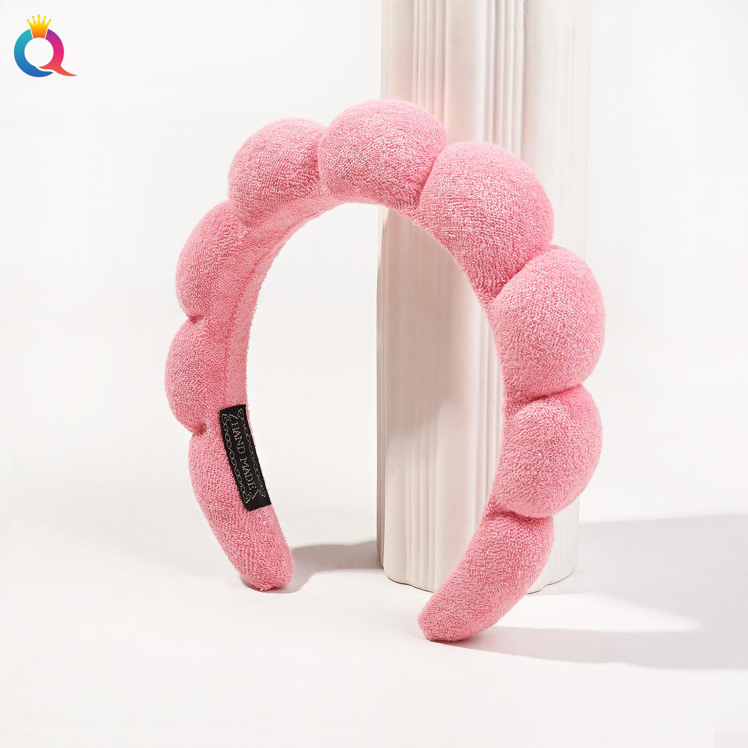 

Повязка на голову Fluffy Sponge High Cranial Top Spa Headband Headpiece