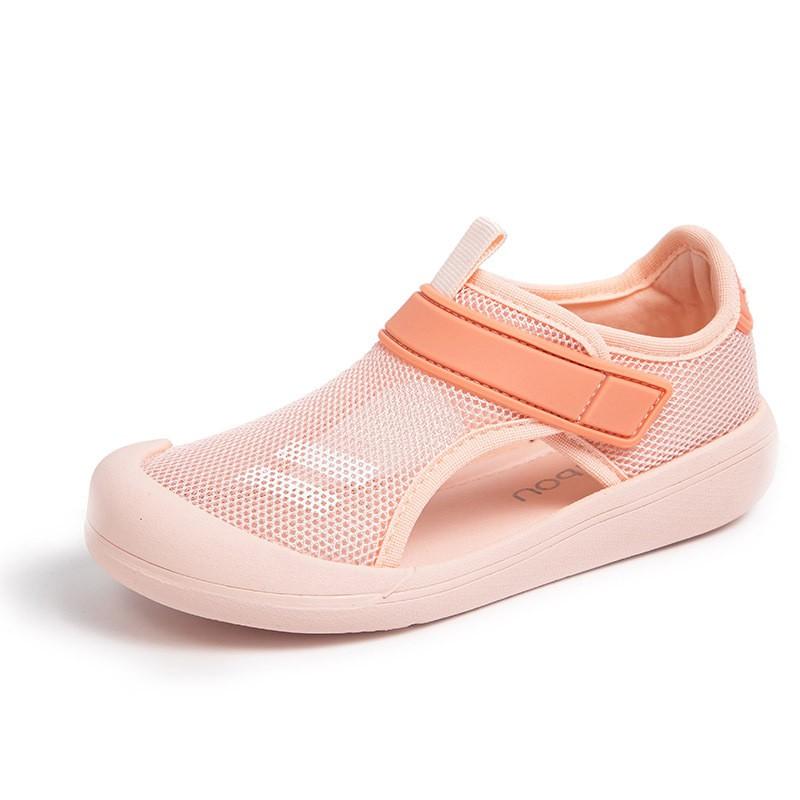 Kids Sport Sandals Boys Girls Soft Sole Breathable Mesh Closed-Toe Outdoor Walking Shoes