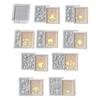 10 Pieces Christmas Themed Silicone Casting Mold Elk, Angel, Christmas Tree Reusable Gypsum Molds Non-Stick Home Decor