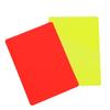 Football Referee Red & Yellow Card Set