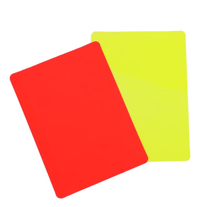 Football Referee Red & Yellow Card Set