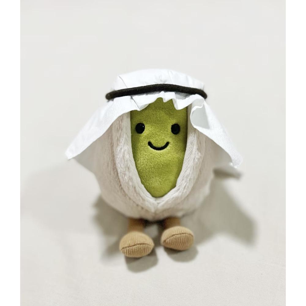 

2025 new JC fun pistachio doll He Ruixiu pistachio plush toy autumn and winter new doll Sitting height 11cm фисташковый