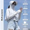 Long Sleeve Ice Silk Sun Shirt UV Protection Summer Jackets Sun Protection Clothing  for Cycling