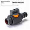 Fast Connects ABS Plastic Water Hose Adapter 6 Point Thread Integrated Flows Control Valves For Outdoor Watering