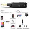 Car Audio Adapter Transmitter Music Receiver Wireless Extender Speaker With Built-In Microphone Hand Free Calling 3.5MM Port