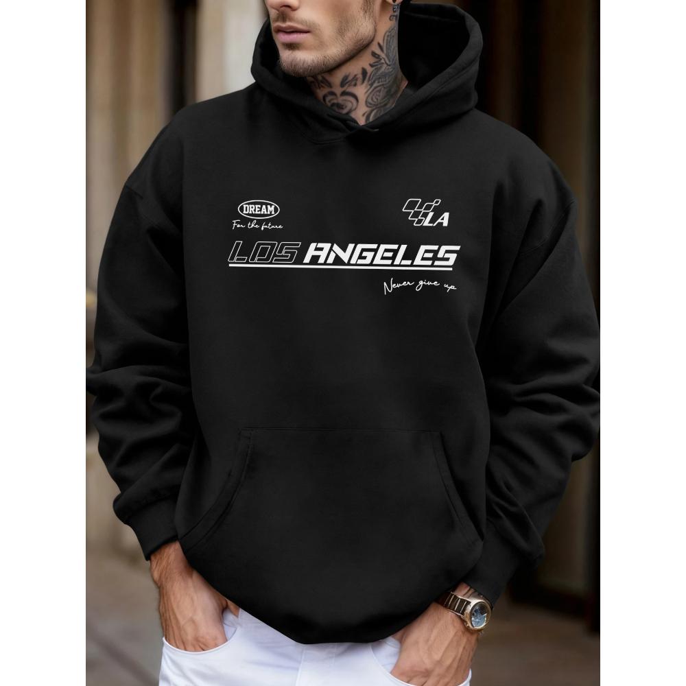 Printed Daily Versatile Comfortable Hoodie Men's Loose Simple Hoodies Sweatshirts Men’s