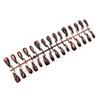 Gradient Halloween False Nails Wearable Nail Tips Set Durable Blood Stained Fake Nail  Party