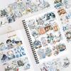 Winter Watercolor Stickers - 50 Sheets of Cartoon Decor for Phones & Laptops