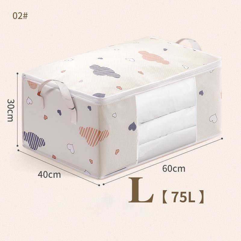 Foldable Storage Box Clothing Organizer Moving Extra Large Oxford Folding Boxes High Capacity Home Organization