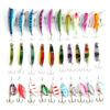 Zmart 30-Piece Lure Set, 3g/7g, Minnow, Popper, Spinner, Spoon, Metal, Mixed Fishing Tackle, Hard Lures, Artificial Bait, Pesca
