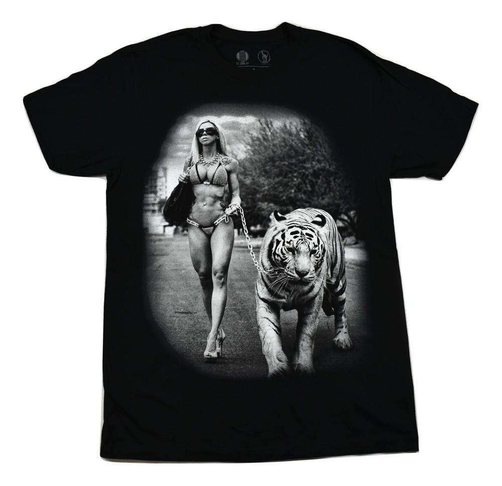 

Get Down Art Mens Glamour Tiger By Daveed Benito Shirt New S