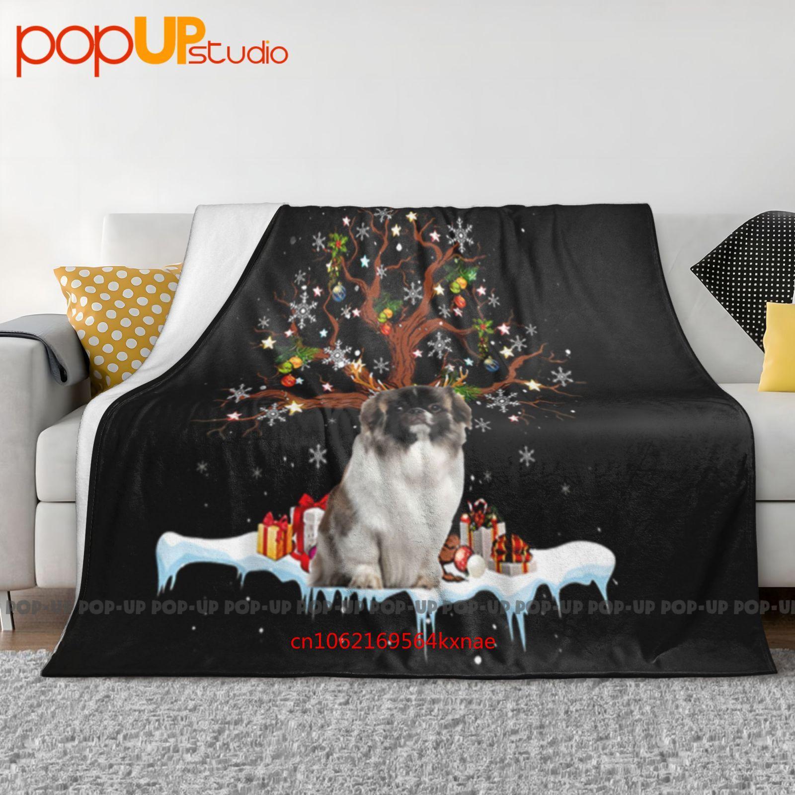 

Пекинес Олень Сверхмягкий Плед Одеяло Зима Чехол для дивана Покрывала для кровати 30x40in