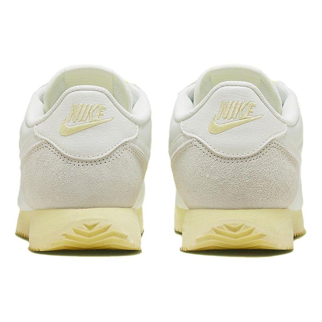 Nike Cortez HF6410-118 Pale Yellow Women's Retro Casual Shoes