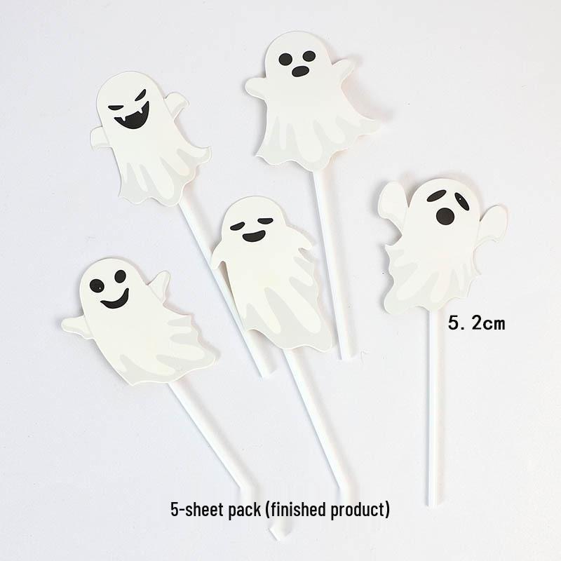 Backen Halloween Kuchen Dekoration: Fledermaus, Spinne, Hexe, Geisterhaus Topper