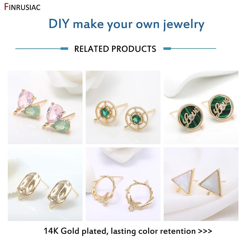 20PCS/lot 3mm/4mm/5mm 14K Gold Plated Charms Pendants for Necklace Bracelet Jewelry Making Charm DIY Fittings