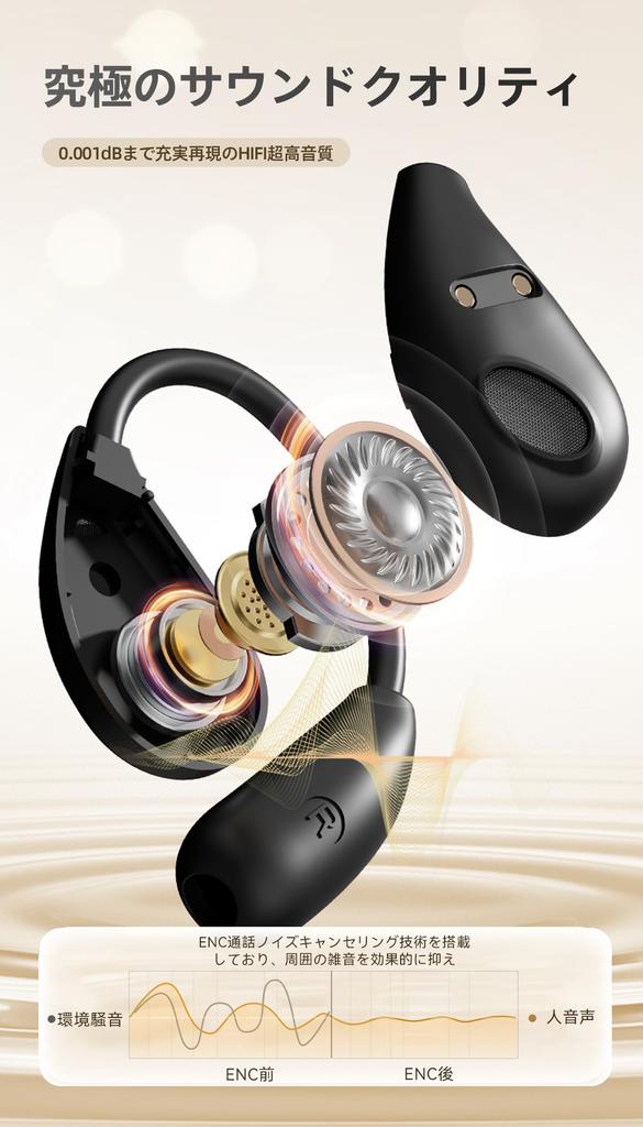 Bautylee Wireless Earbuds Bluetooth Sound Bluetooth Instant Automatic Up to 100 Hours of Fast Design with Air Comfortable Sound Leakage LED Touch IPX7