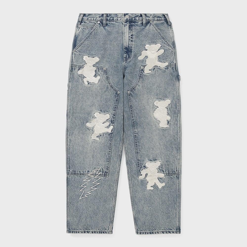 ThIs Is Never That Gd Lightning Double Knee Pant Wrinkles Blue S