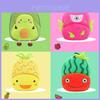 Lovely Cartoon Fruit Backpack For Kids 2-4 Years Old Plush Shoulder Bag Direct Sale Factory