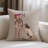 Anime Sofa Pillowcase Kpop Demon Hunters Cushion Cover Home Use