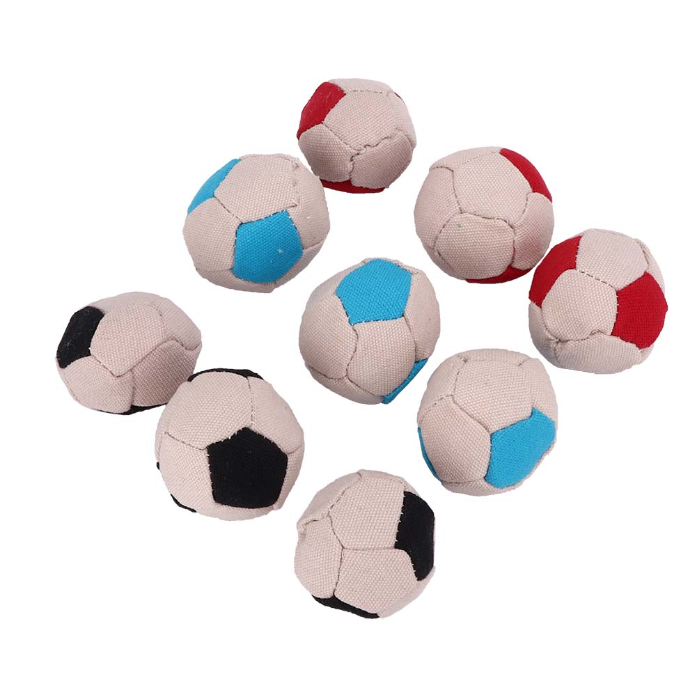 

9Pcs Cute Football shape Catnip Toy Interactive Training Toy Pet Supplies for Cat