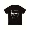 Herren- & Damen-Tubeway Army Gary Numan Band T-Shirt - Ikonisches Logo & Gary Numan Gesicht Grafik, Schwarz mit Weißem Aufdruck, Retro 80er Musik T-Shirt, Freizeit