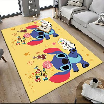1pc Lilo-and-Stitch-(17)_01 Carpet Area Rug, Bedroom, and Playroom Durable, Stain-Resistant, and Easy To Clean, Living Room