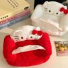 Plush Kitty Cat Tissue Box Cartoon Hello Kitty Toilet Paper Box Car Trunk Paper Towel Storage Box Home Tabletop Tissue Boxes