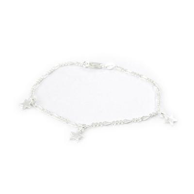 [C9371] - Silberarmband 'Sterne'