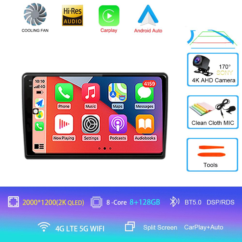 For Citroen C3 XR 2019 2020 2021 2022 Android 14 Carplay Car Radio Navigation Multimedia Player Stereo WiFi+4G Video BT DVD 2DIN