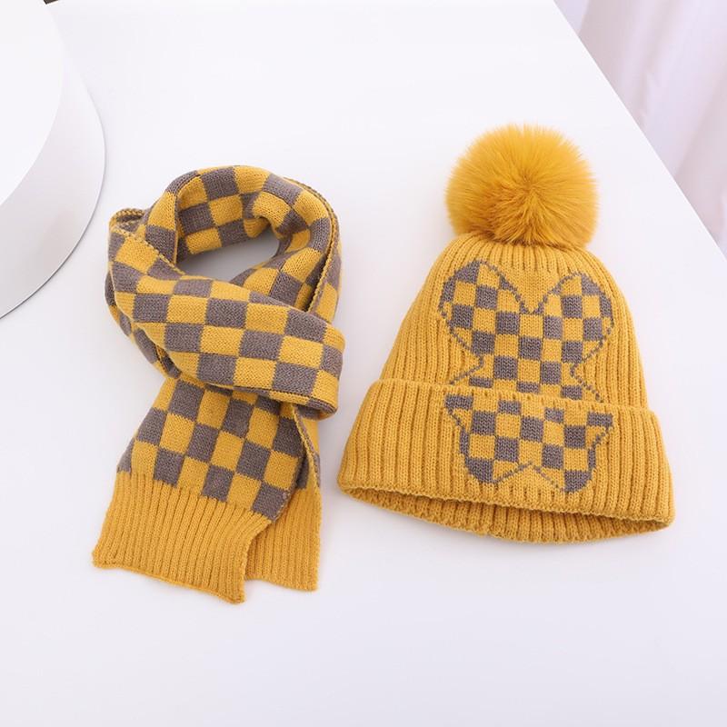 Autumn and Winter Children's Knitted Hat Baby Warm Windproof Ear Protection Pullover Hat Korean Style Fashionable Personalized Baby Woolen Hat