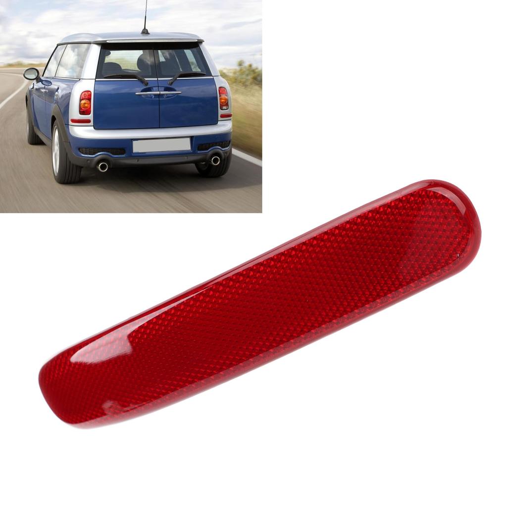 Rear Bumper Trim Reflector Rear Bumper Reflector Increased Safety Unique Decorative Effect for Clubman R55 2008 to 2014