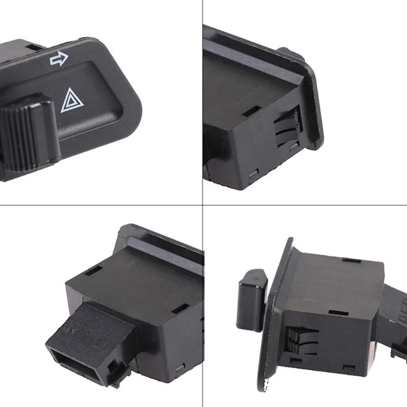 Motorcycle Warning Light Dual Flash Switch Plastic Indicator Light Button Turn Signal Starter Vehicle Modification Accessories