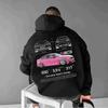 Oversized Gothic Hoodie Long Sleeve Harajuku Sweatshirt Unisex Vintage Hip Hop Winter Top