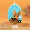 Digital Candle Birthday Little Celebration Cake Topper Decoration