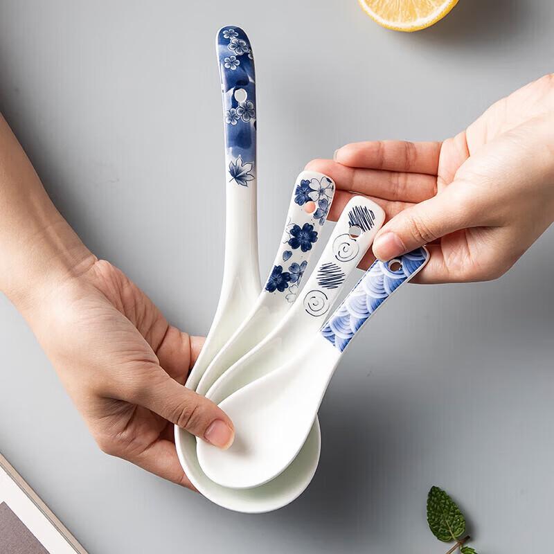 MAXCOOK Ceramic Soup & Rice Spoon