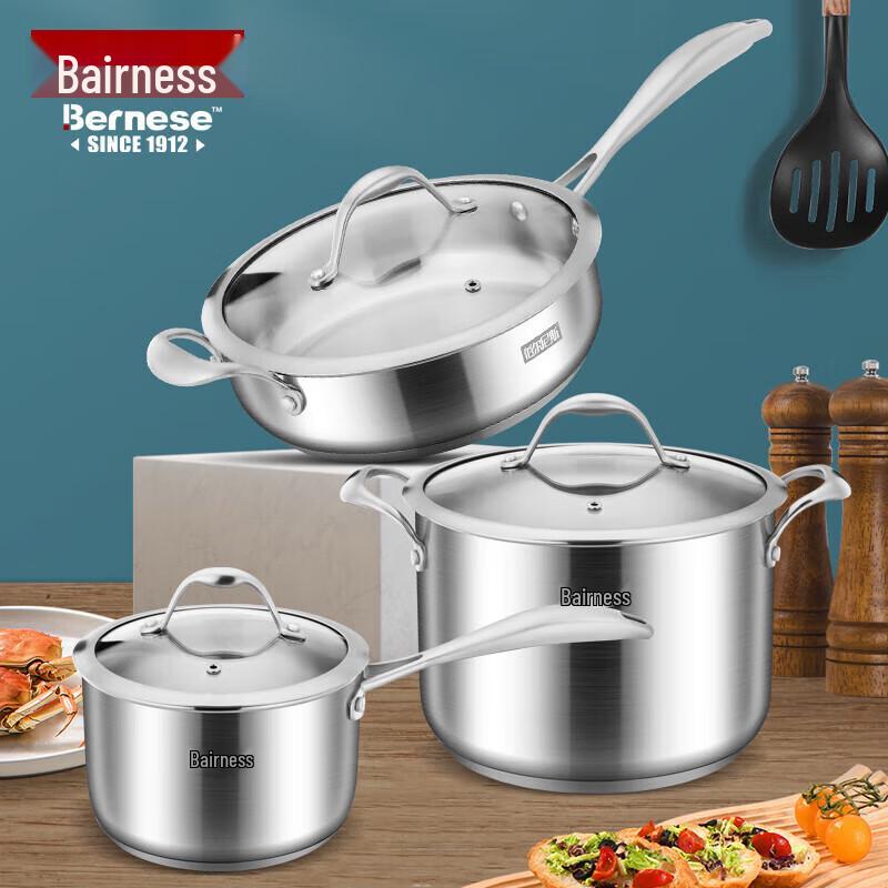 Bernice Modern BENS-259 3-Piece Cookware Set