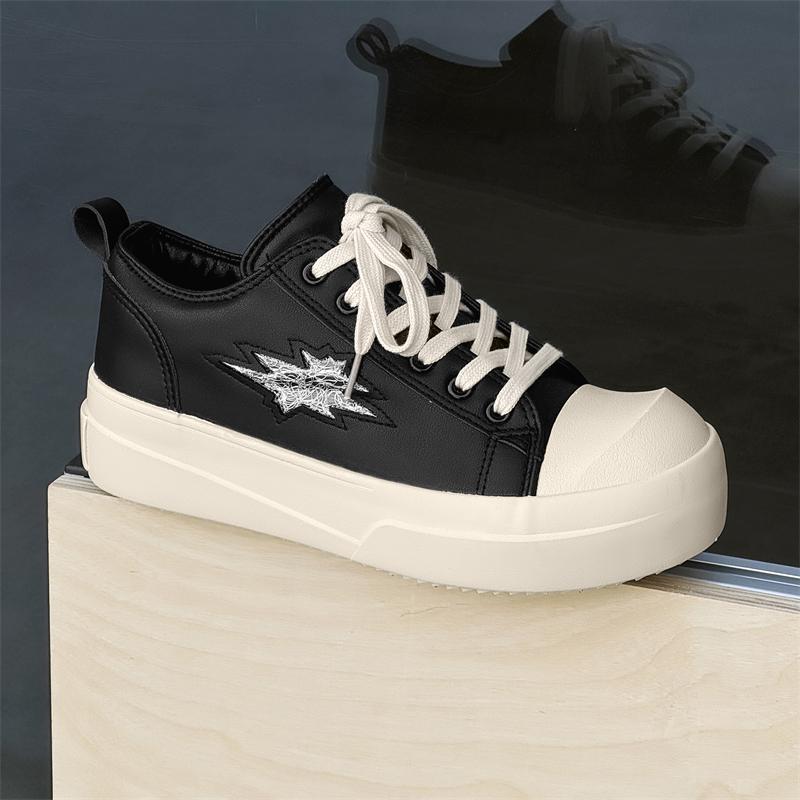 Scarpe da Passeggio Spesse di Alta Qualità 2025 Nuove Classiche Antiscivolo per Esterno Scarpe da Ginnastica da Corsa Marca Punta Tonda Allacciatura Scarpe Oxford