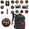 Velcro Skull Emblem Magic Tape Badge Embroidery Clothes Decor Accessory Backpack