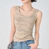 Vest sling base outer wear inner top shirt summer thin versatile cover breast watermark sleeveless woman